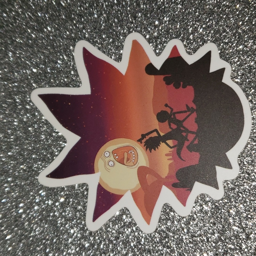 RICK AND MORTY waterproof sticker